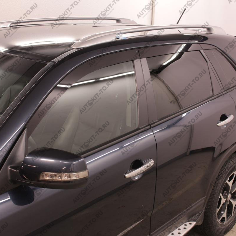 Дефлектор окон 2D, KIA - SORENTO 2009-2020, Комплект 6шт